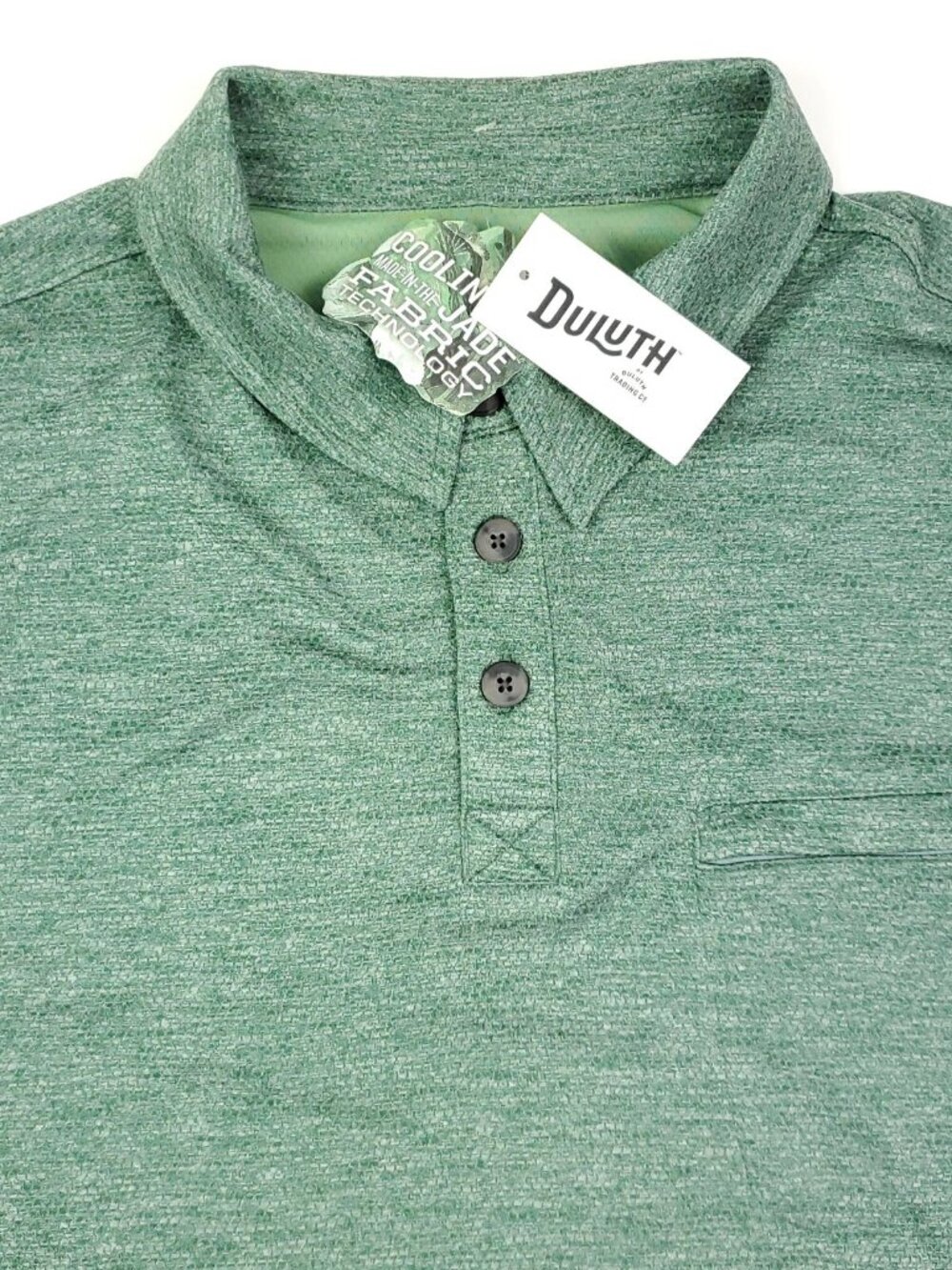Duluth Trading Armachillo Polo Shirt Moisture Wicking Cooling Men XL Relaxed NWT - Picture 6 of 9